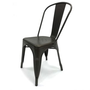 Bronze Metal Tolix Chair for Hire
