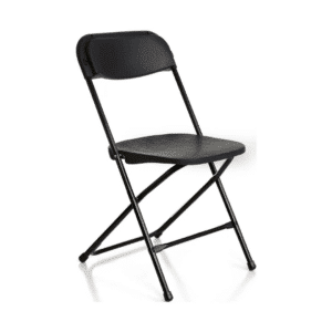 Black Samsonite Folding Chair for Hire