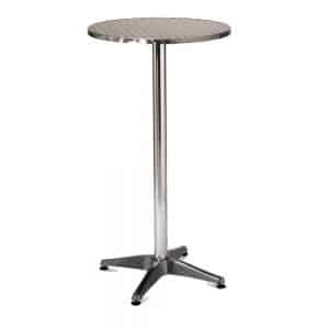 Aluminium Poseur Table For Hire 1 - Rosetone