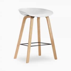 White Milano Bar Stool Hire
