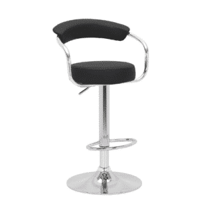 Zenith Bar Stool for Hire- Black