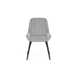 Mustang Chair Light Grey Velvet for Hire