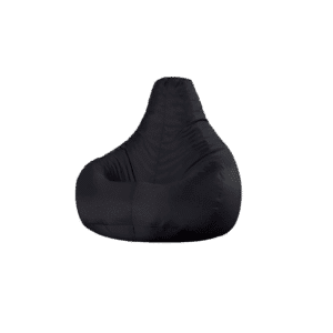Large Indoor Outdoor Recliner Bean Bag for Hire- Black
