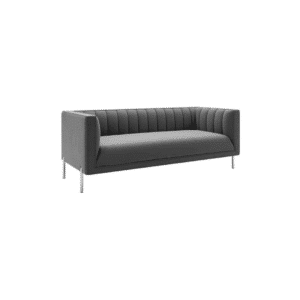 Bellamy Luxe Velvet 3 Seater Sofa (Grey)