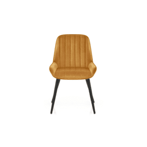 Mustang Chair Mustard Velvet for Hire
